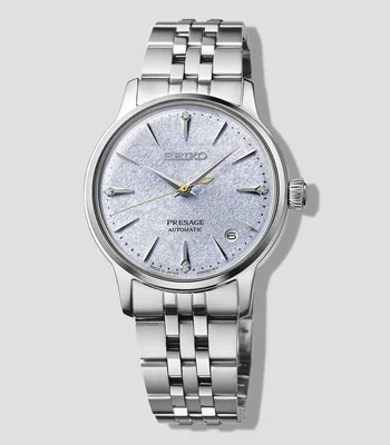 Reloj unisex Presage casual, plateado