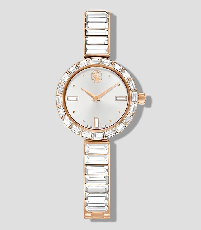 Reloj para Mujer Matrix Bangle De vestir Rosa, Blanco
