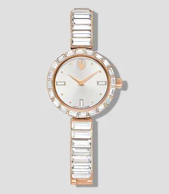 Reloj para Mujer Matrix Bangle De vestir Rosa, Blanco