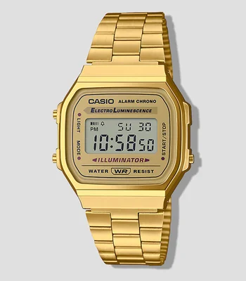 Reloj Unisex Vintage Casual Dorado