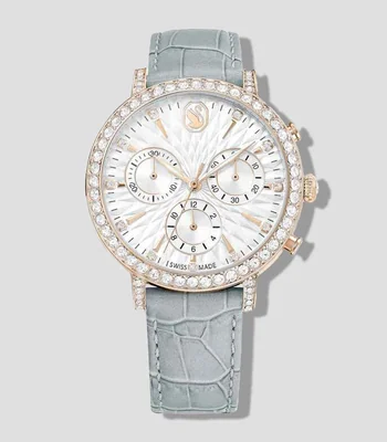 Reloj para Mujer Matrix Chrono casual dorado, gris