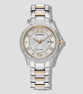 Reloj para Mujer Crystal Casual, Plata