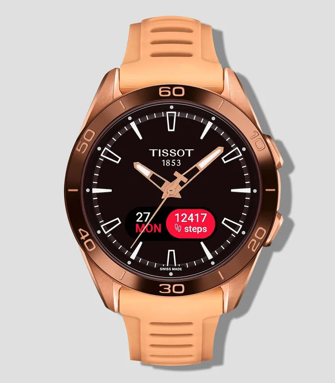 Reloj para Mujer Deportivo Dorado Rosa