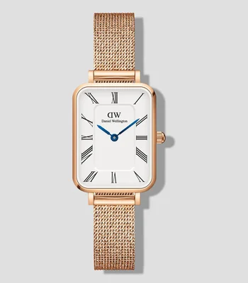 Reloj para Mujer Quadro De vestir Oro Rosa