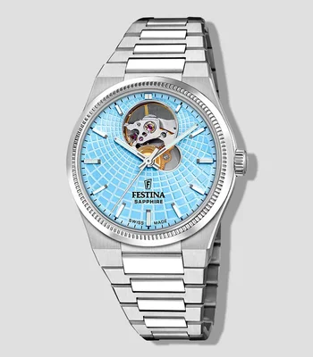 Reloj para Mujer Rivé Collection casual plateado, azul