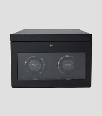 Watch Winder Doble British Racing con Almacenaje