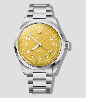 Reloj Unisex Big Crown Pointer Date Casual Plateado