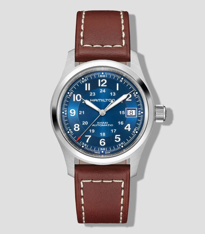 Reloj Unisex Khaki Field Automatic Casual Plateado