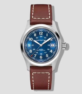 Reloj Unisex Khaki Field Automatic Casual Plateado