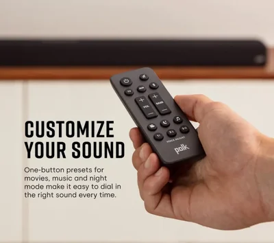 Barra de sonido Polk Audio Signa S4 con subwoofer inalámbrico