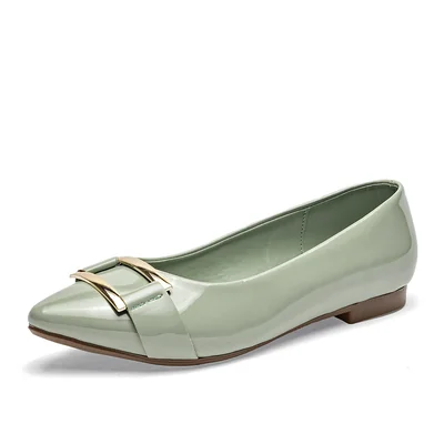 Lady One zapato casual para mujer verde cod 136530-E