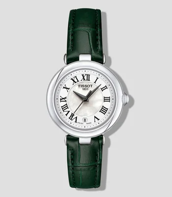 Reloj para Mujer T-Lady Bellissima Quartz Small Casual, Plateado, Verde