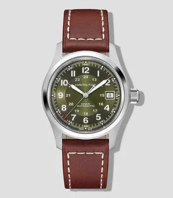 Reloj Unisex Khaki Field Automatic Casual Plateado