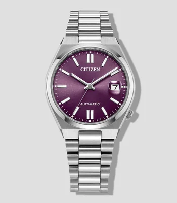 Reloj Unisex TSUYOSA Casual Morado, Plateado