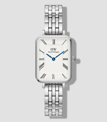 Reloj para Mujer Quadro Casual, Plateado