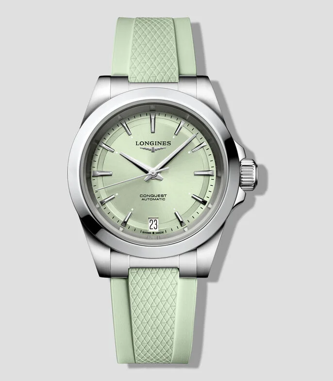 Reloj para Mujer Conquest deportivo Verde, Plateado
