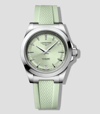 Reloj para Mujer Conquest deportivo Verde, Plateado