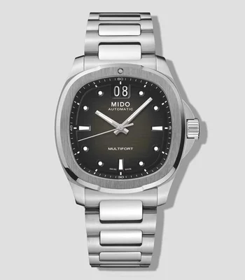 Reloj Unisex Multifort TV Big Date casual plateado
