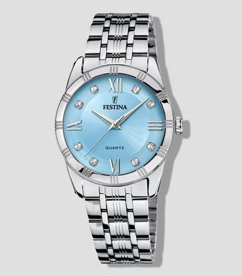 Reloj para Mujer Mademoiselle De Vestir Azul, Plateado