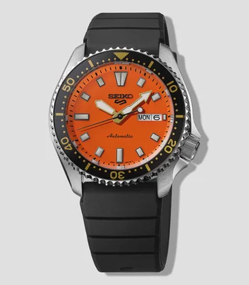 Reloj Unisex 5 Sports Casual Naranja, Negro