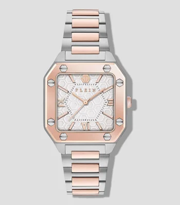 Reloj para Mujer Plein Edge casual, color oro rosa