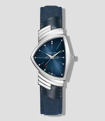 Reloj Unisex casual Ventura plateado, azul