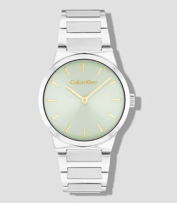 Reloj para Mujer Linear Elegance casual plateado