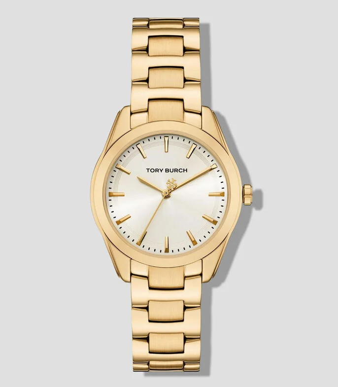 Reloj The Miller Round acero dama dorado