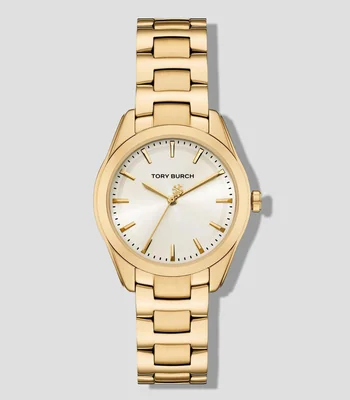Reloj The Miller Round acero dama dorado