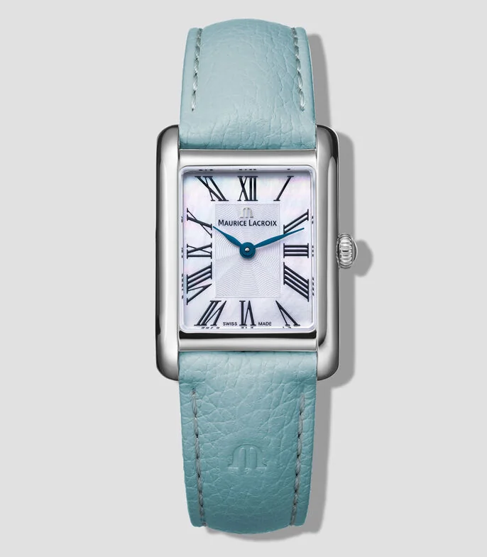 Reloj para Mujer Fiaba Casual, Plateado, Azul