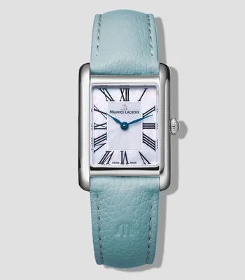 Reloj para Mujer Fiaba Casual, Plateado, Azul