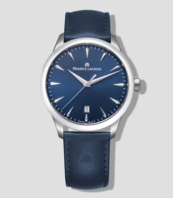 Reloj unisex 1975 casual plateado, azul