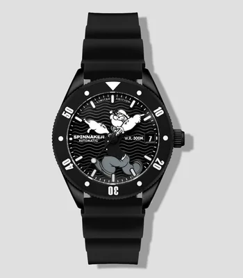 Reloj unisex Challenger Automatic - Popeye Anchor Arms casual, negro