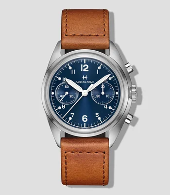 Reloj Unisex Khaki Aviation Pilot Pioneer, Casual, Plateado