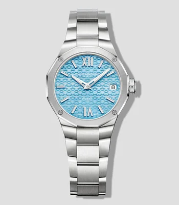 Reloj para Mujer Riviera casual plateado/azul