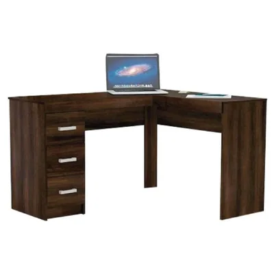 Escritorio Secretarial con 3 Cajones y Amplio Espacio de Almacenamiento
