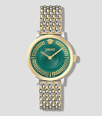 Reloj para Mujer Greca Fortuna Casual, Dorado, Plateado
