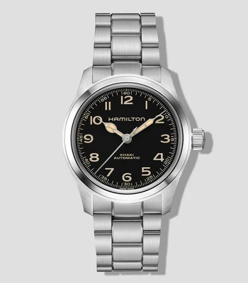 Reloj Unisex Khaki Field Murph Casual, Plateado