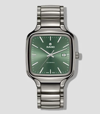 Reloj Unisex True Square casual, Gris, Verde