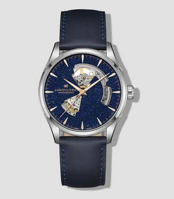 Reloj Unisex Azzmaster Open Heart Casual Plateado, Azul