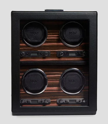 Watch Winder Individual Roadster Negro 4 Piezas