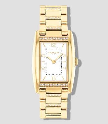 Reloj para Mujer Reese Casual Blanco, oro amarillo