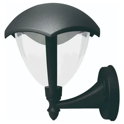Farol Led Soportado Negro Exterior Interior Surtek