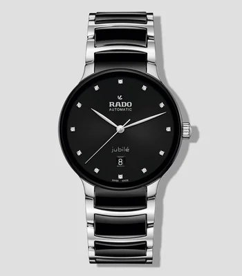 Reloj Unisex Automático Centrix Diamonds Classic Carátula Negra