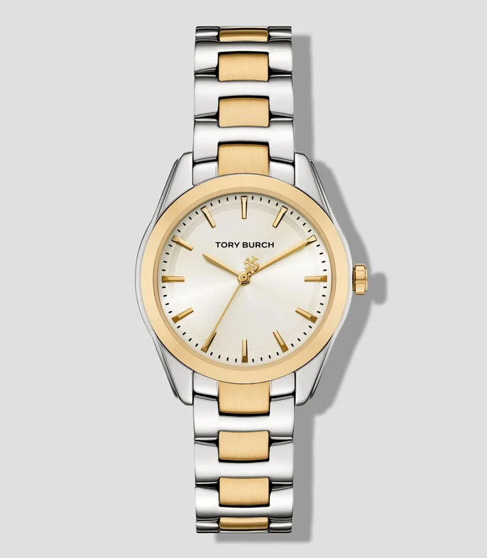 Reloj The Miller Round acero dama dorado, plateado