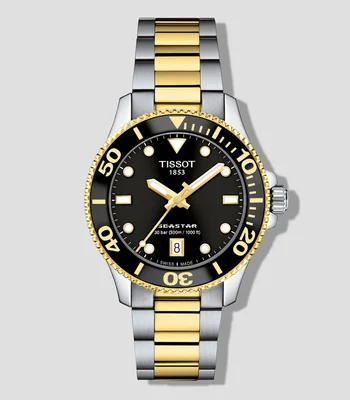 Reloj Unisex T-Sport De Vestir Dorado, Plateado