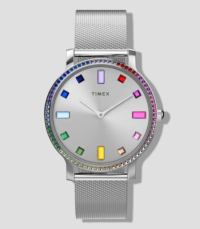 Reloj para Mujer Transcend Casual Plateado
