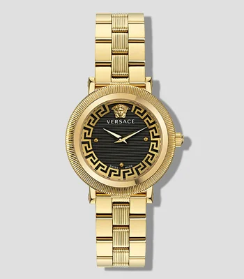 Reloj para mujer Greca Flourish, formal, dorado