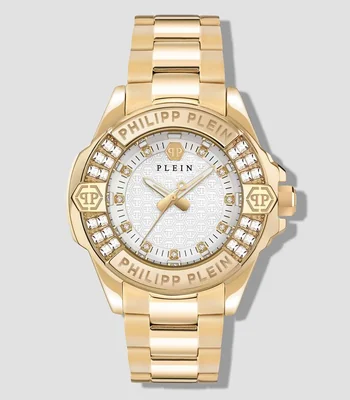 Reloj para Mujer The Skull Casual Blanco, Dorado