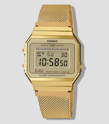 Reloj Unisex Vintage Casual Dorado